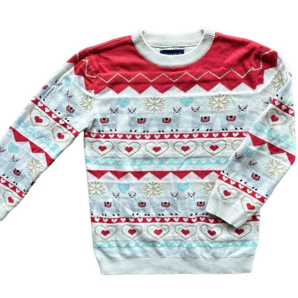 Andy & Evan Size 5 Kids Holiday Ugly Christmas Sweater - Picture 1 of 4
